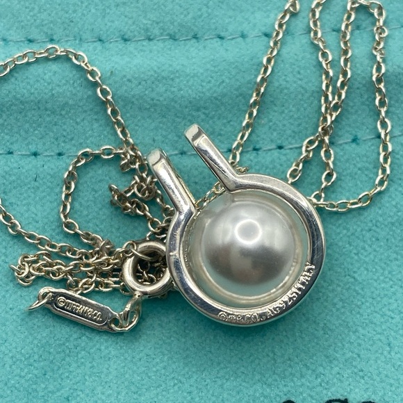 Tiffany & Co. Jewelry - T&CO. AG 925 Italy Link Chain Necklace